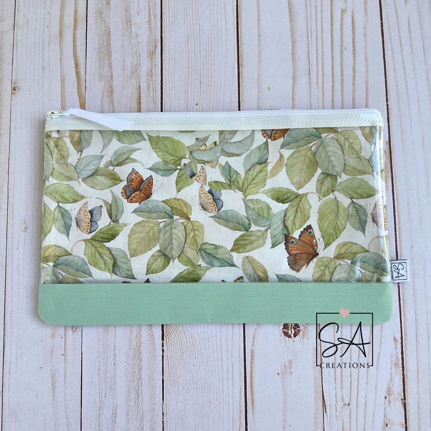 Butterfly Botanical See Through Bag