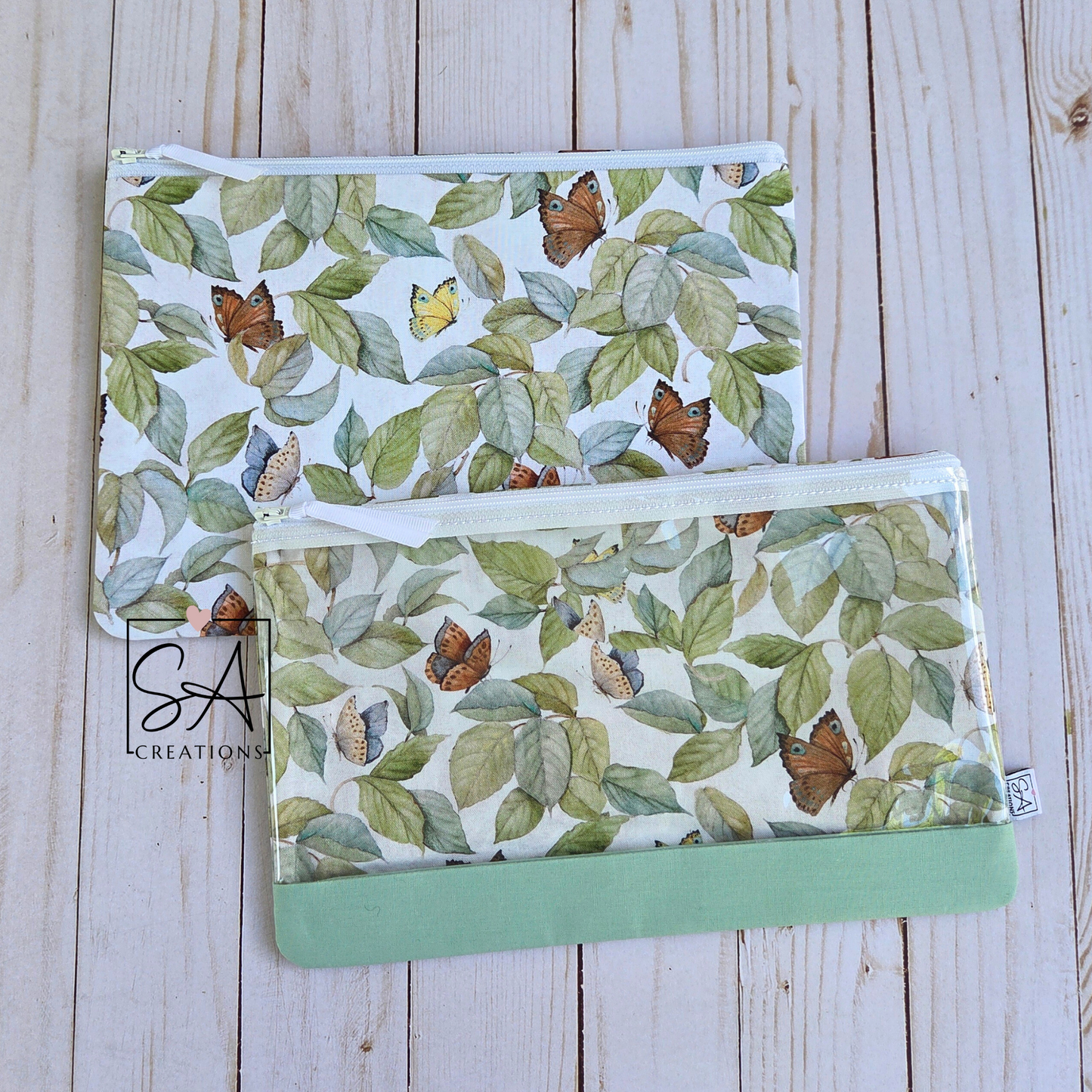 Butterfly Botanical See Through Bag