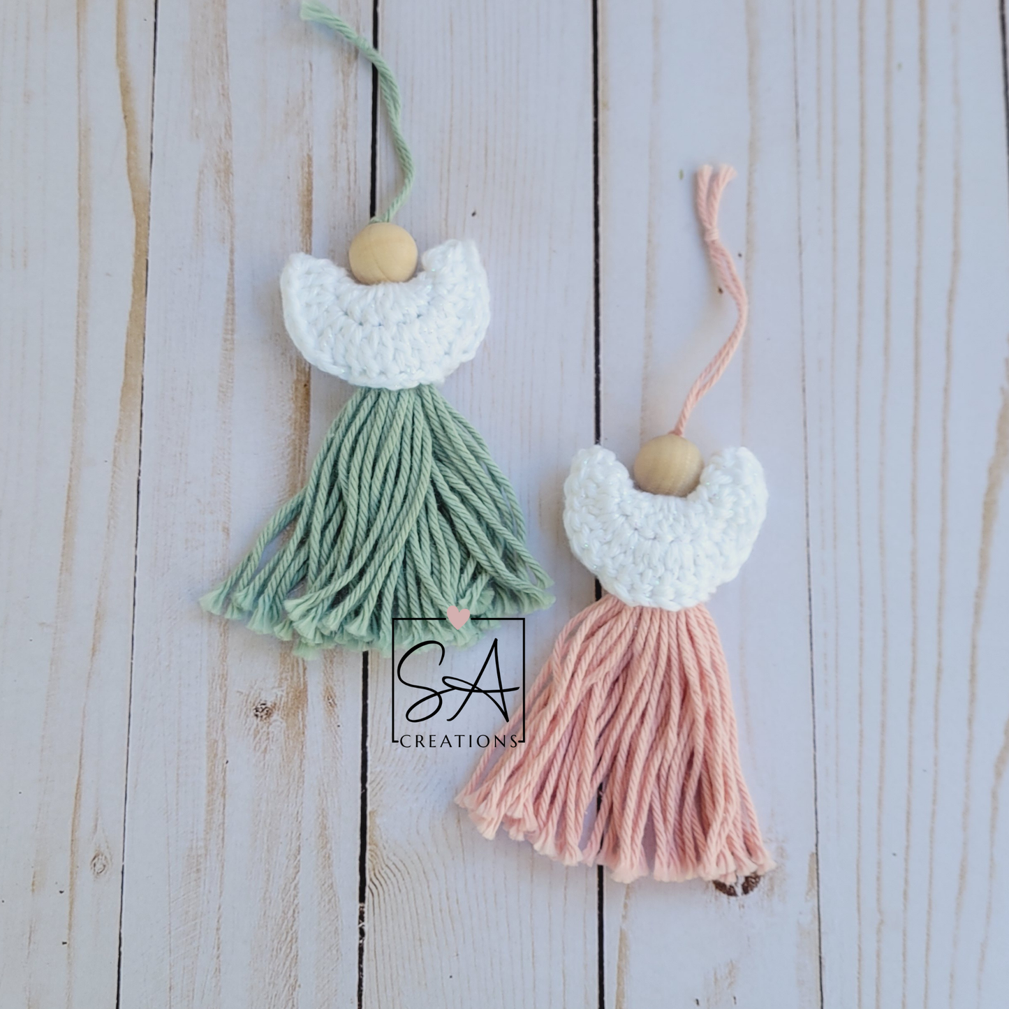 Crochet Angel Ornament