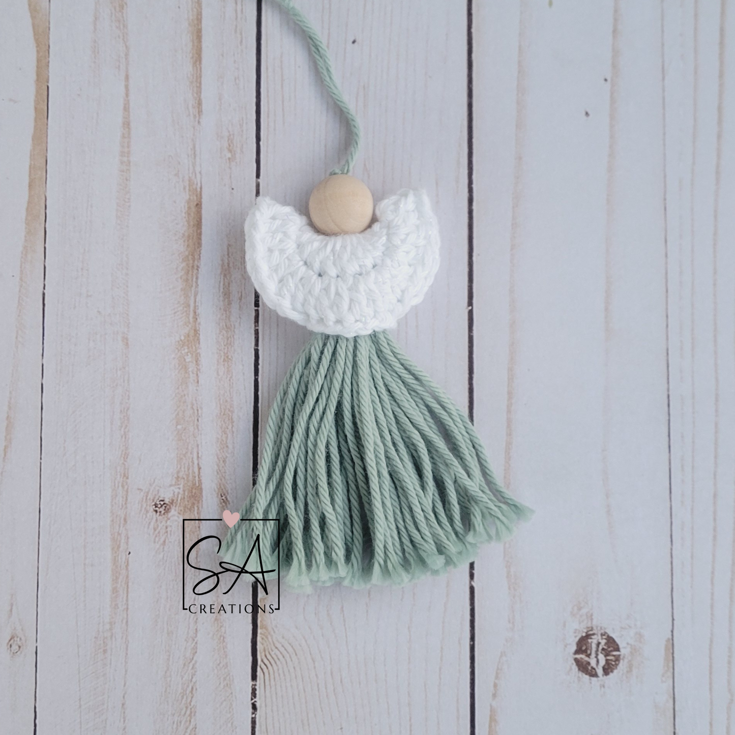 Crochet Angel Ornament