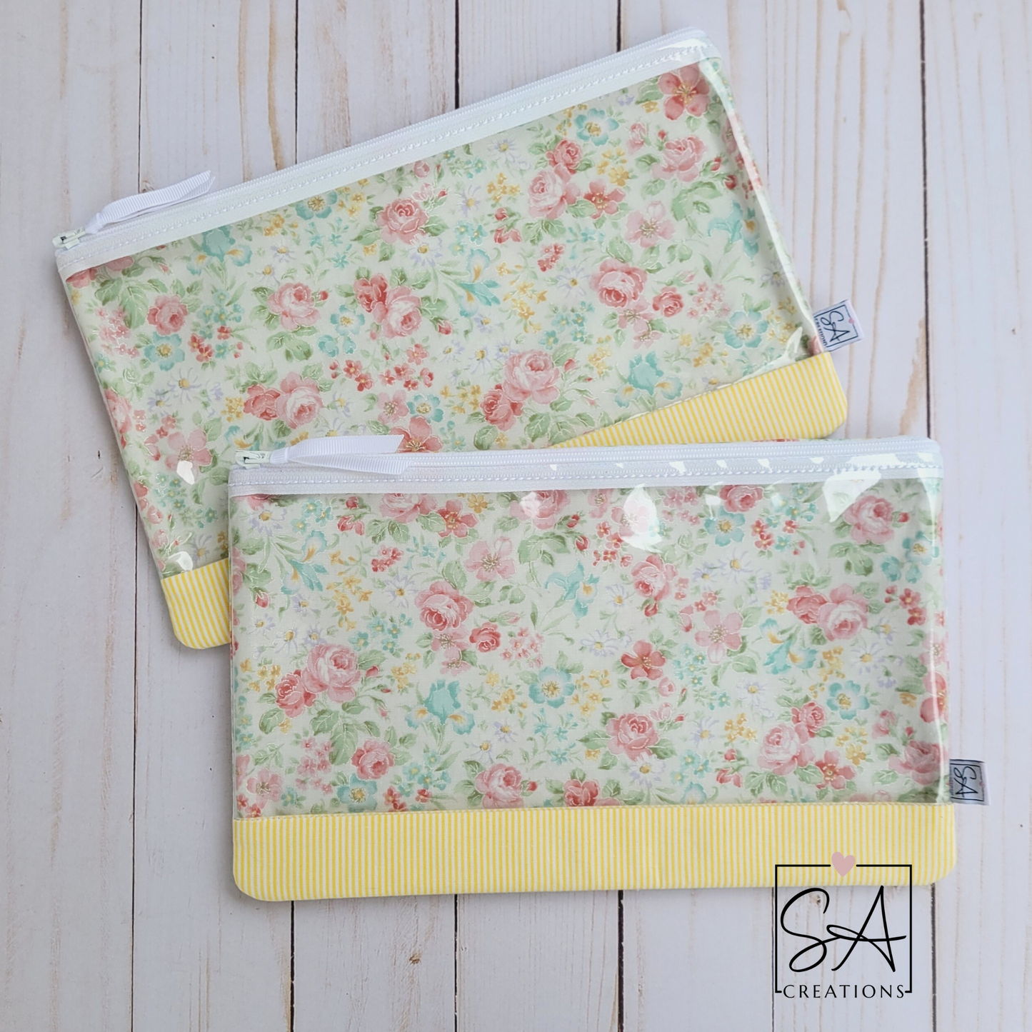 Pastel Floral See Through Bag