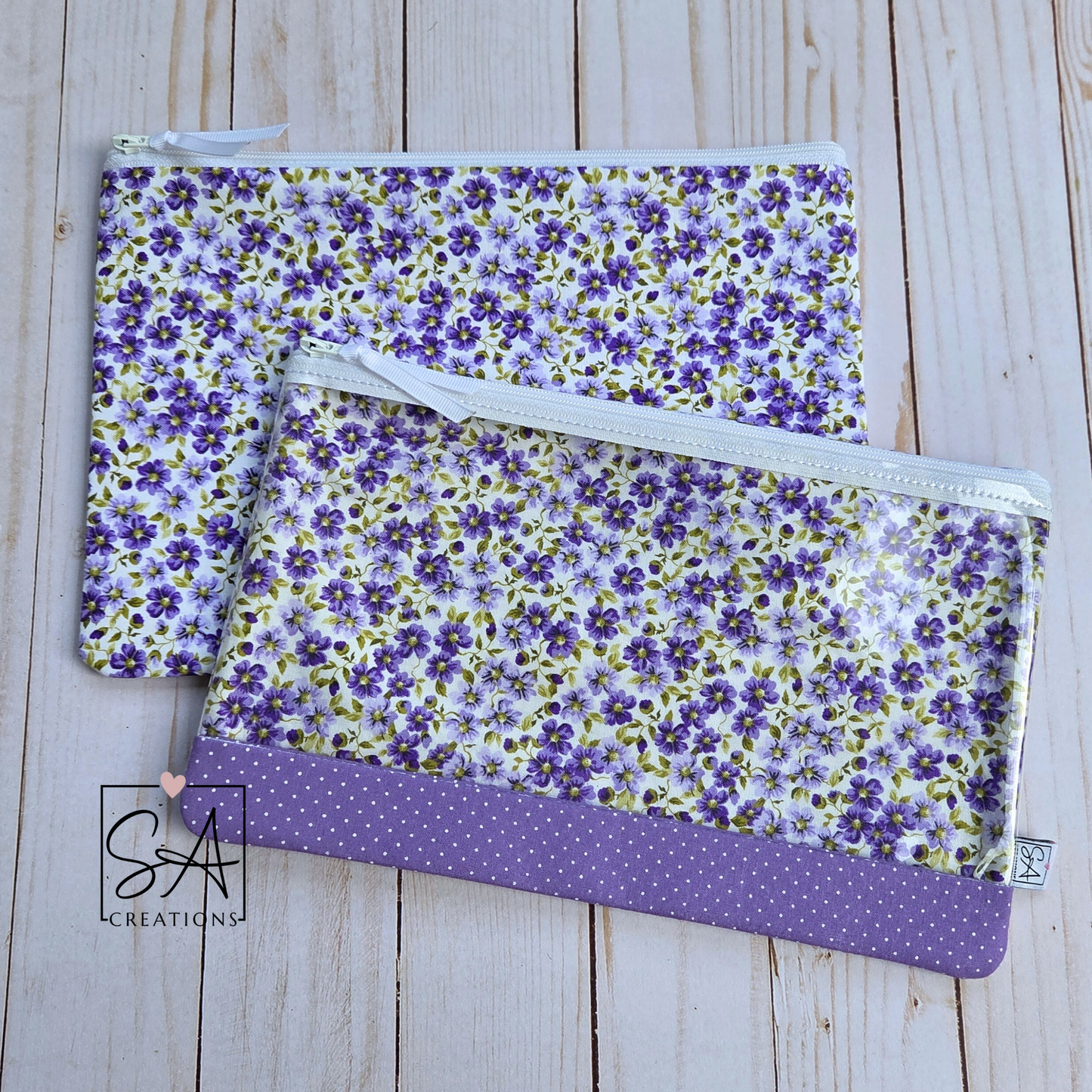 Mini Purple Floral Basic Bag