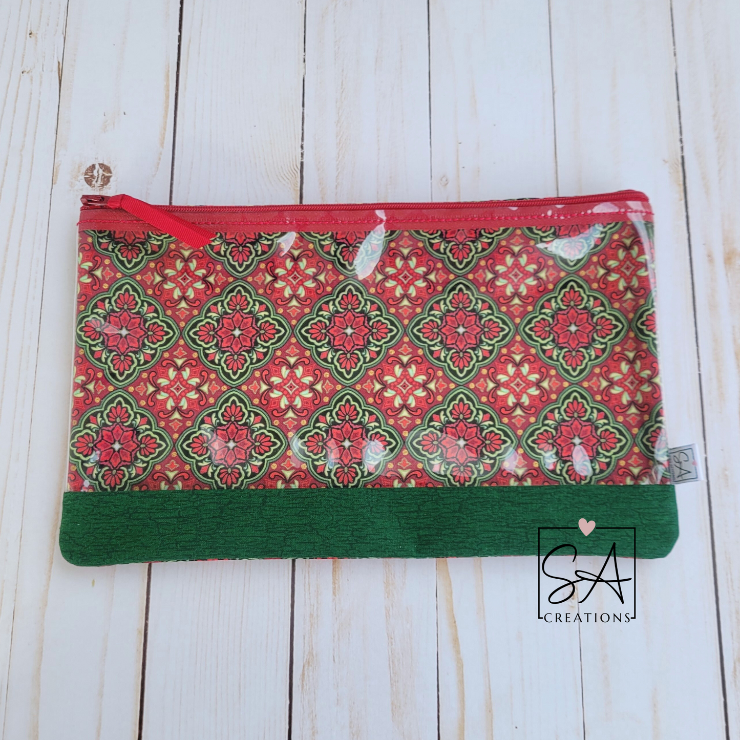 Christmas Medallion See Through Bag