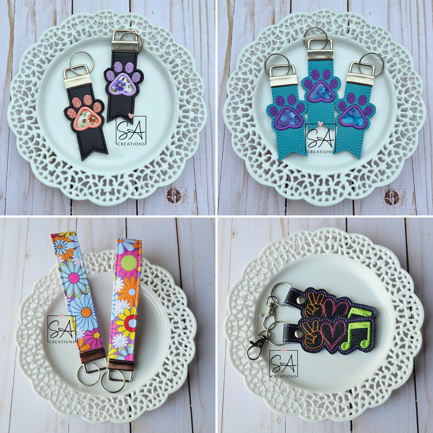 Keychains/Wristlets