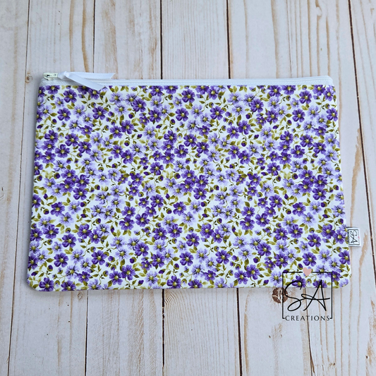 Mini Purple Floral Basic Bag
