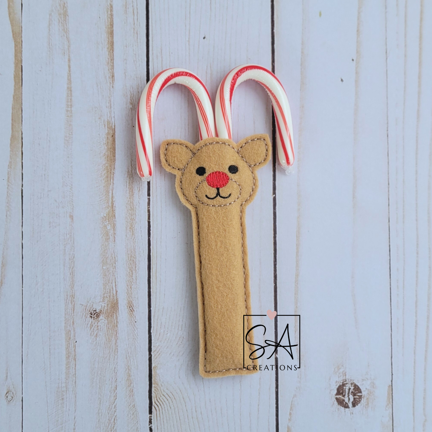 Reindeer Candy Cane Holders